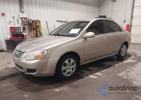 2007 Kia Spectra Ex from USA, damaged, VIN KNAFE121375412687